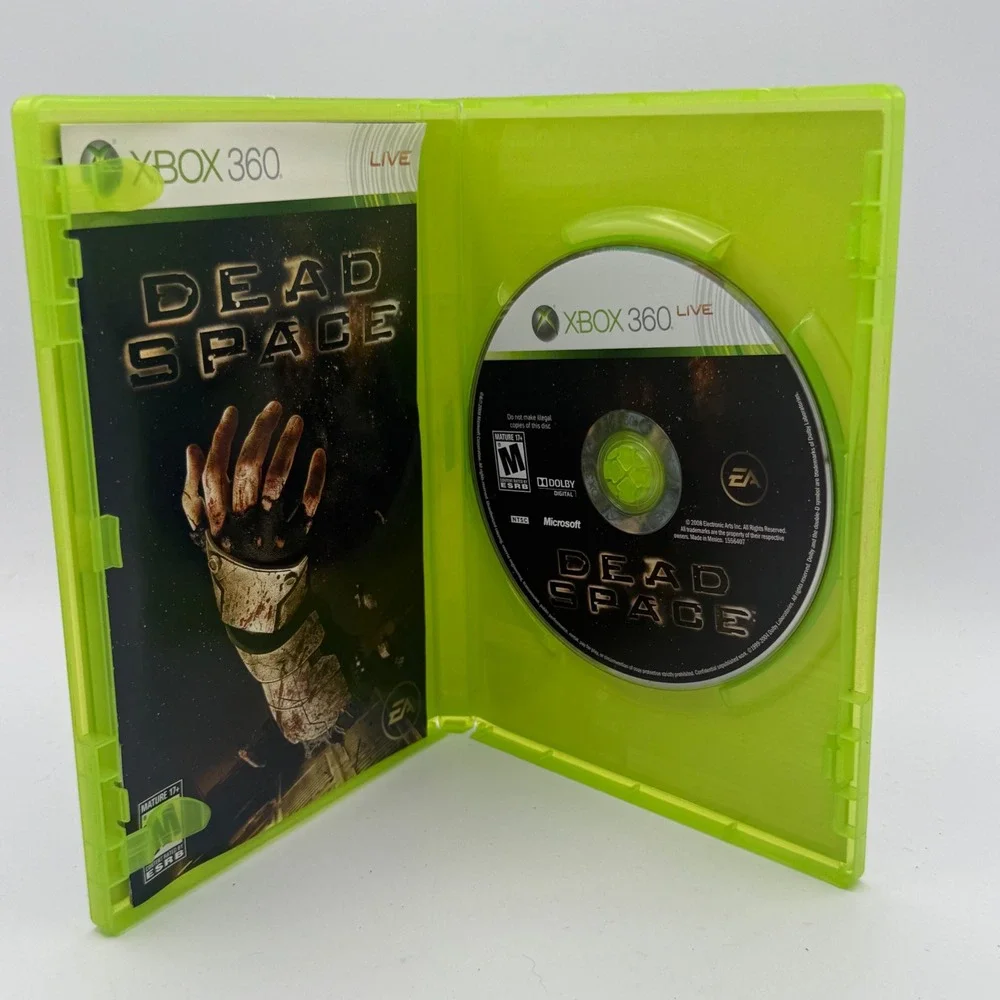 EA Dead Space Video Game Xbox 360 NTSC Good Original Case Manual